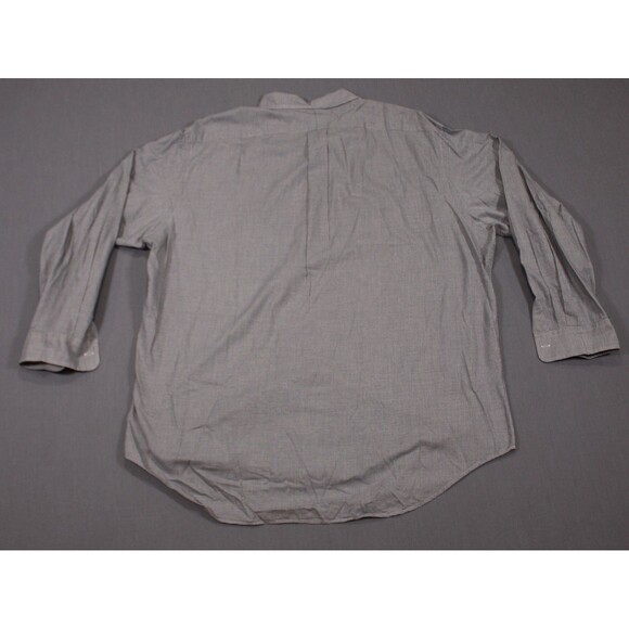 Polo Ralph Lauren Yarmouth Blue Houndstooth Plaid Long Sleeve Shirt 17 34/35 - Picture 3 of 11